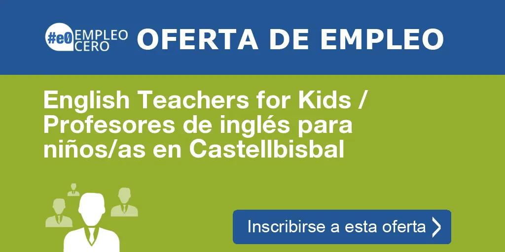 English Teachers for Kids / Profesores de inglés para niños/as en Castellbisbal English Teachers for Kids / Profesores de inglés para niños/as en Castellbisbal