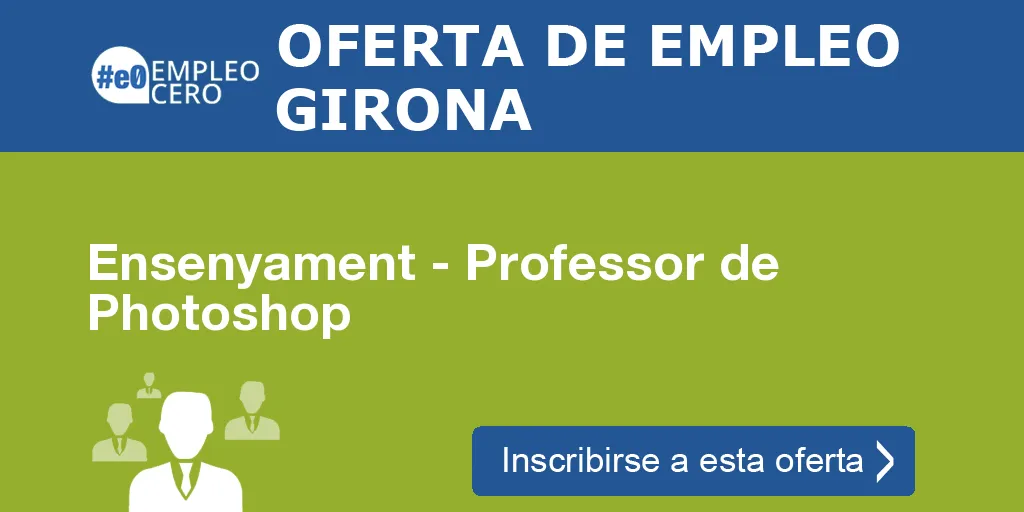 Ensenyament - Professor de Photoshop