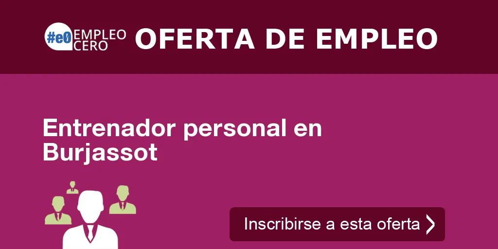 Entrenador personal en Burjassot Entrenador personal en Burjassot