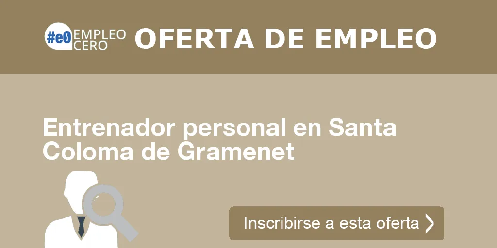 Entrenador personal en Santa Coloma de Gramenet