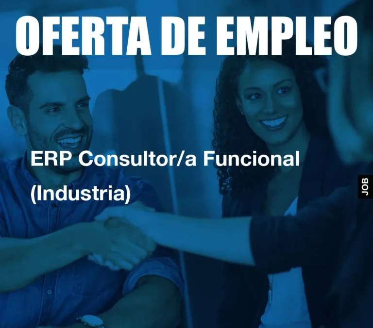 ERP Consultor/a Funcional (Industria)