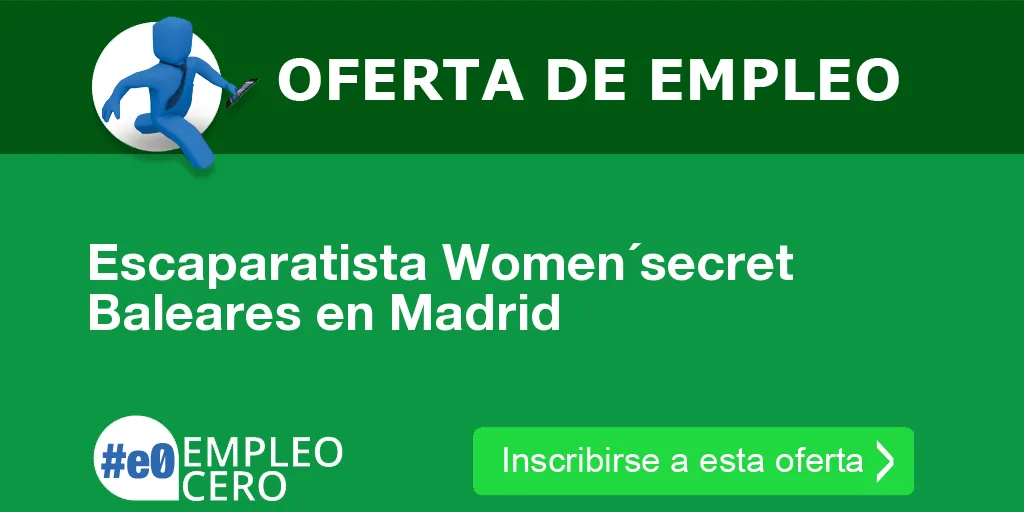 Escaparatista Women´secret Baleares en Madrid