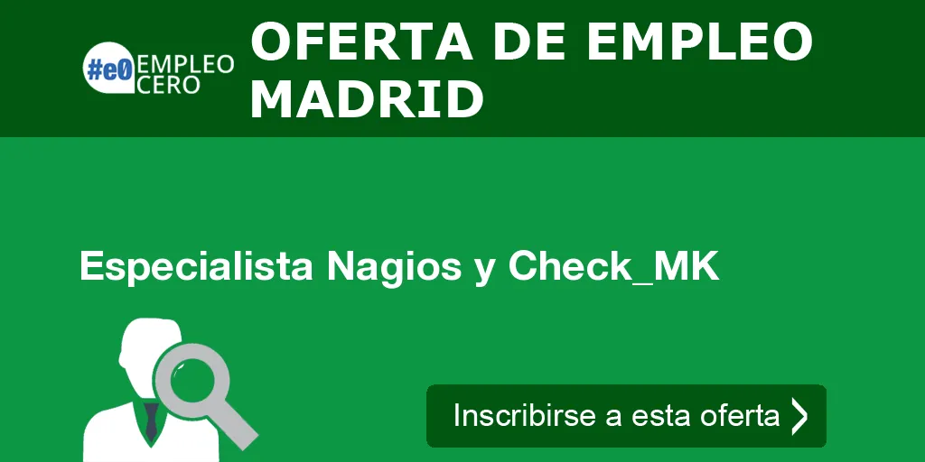 Especialista Nagios y Check_MK