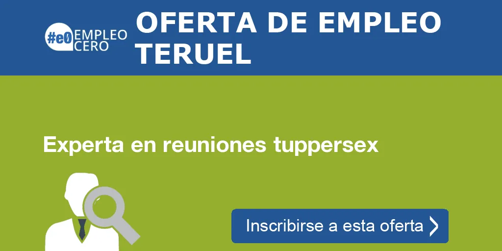Experta en reuniones tuppersex