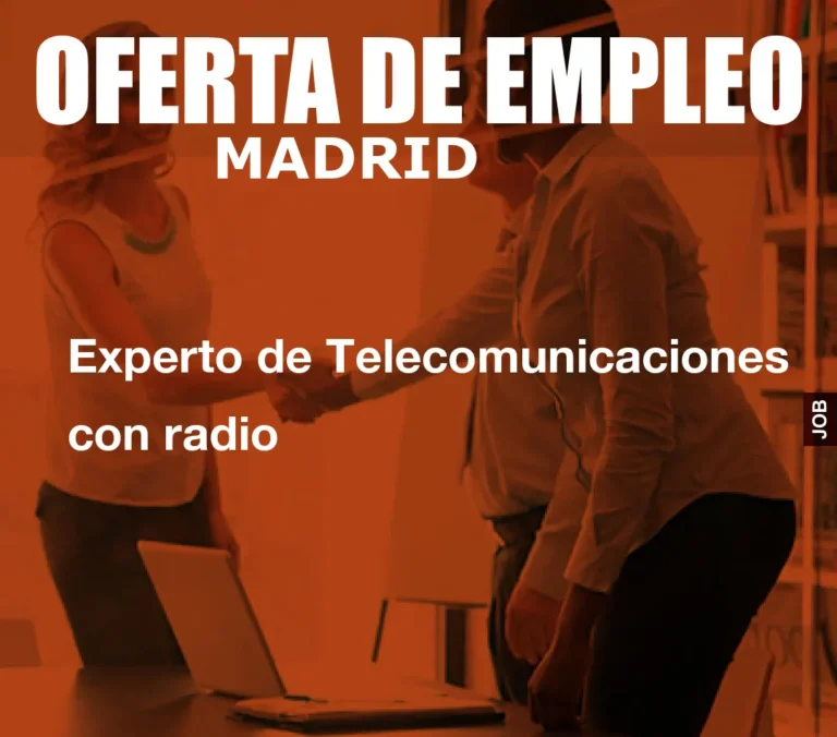 Experto de Telecomunicaciones con radio