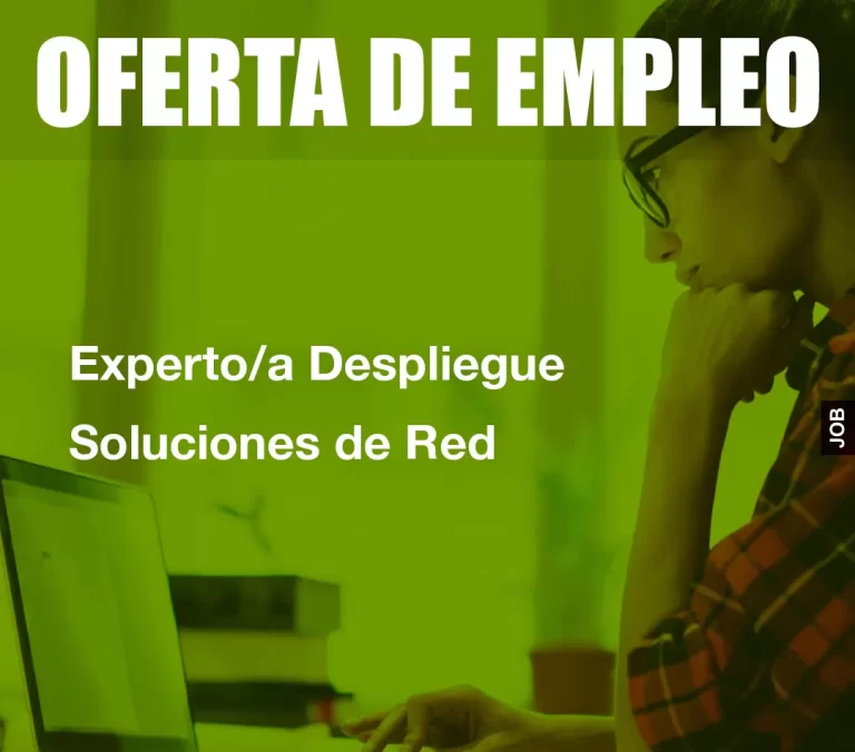 Experto/a Despliegue Soluciones de Red