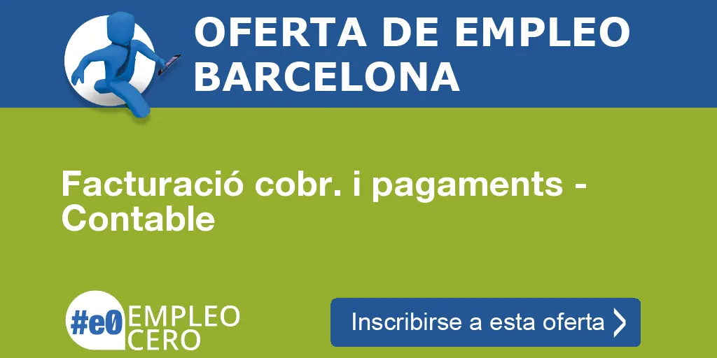Facturació cobr. i pagaments - Contable