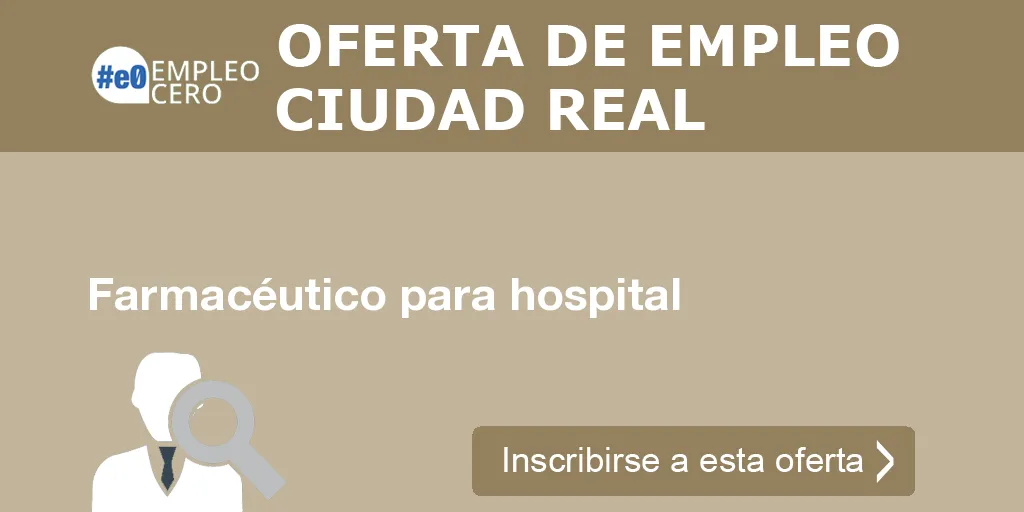 Farmacéutico para hospital