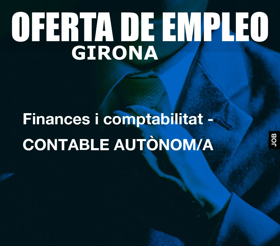 Finances i comptabilitat – CONTABLE AUT