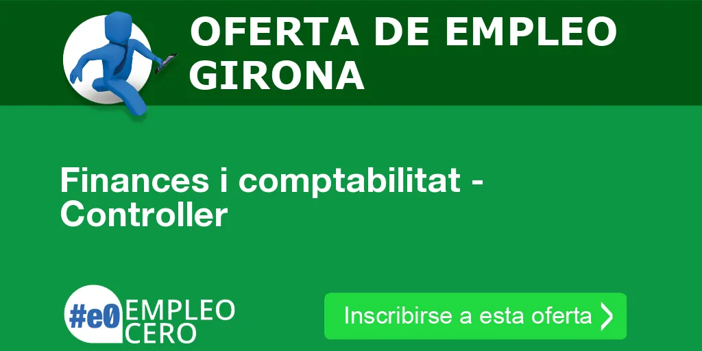 Finances i comptabilitat - Controller Finances i comptabilitat - Controller