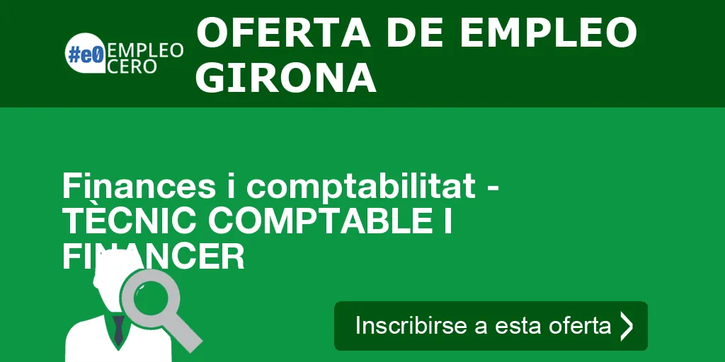 Finances i comptabilitat - TÈCNIC COMPTABLE I FINANCER Finances i comptabilitat - TÈCNIC COMPTABLE I FINANCER