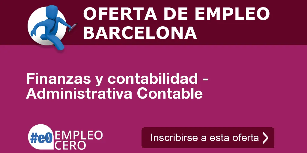Finanzas y contabilidad - Administrativa Contable