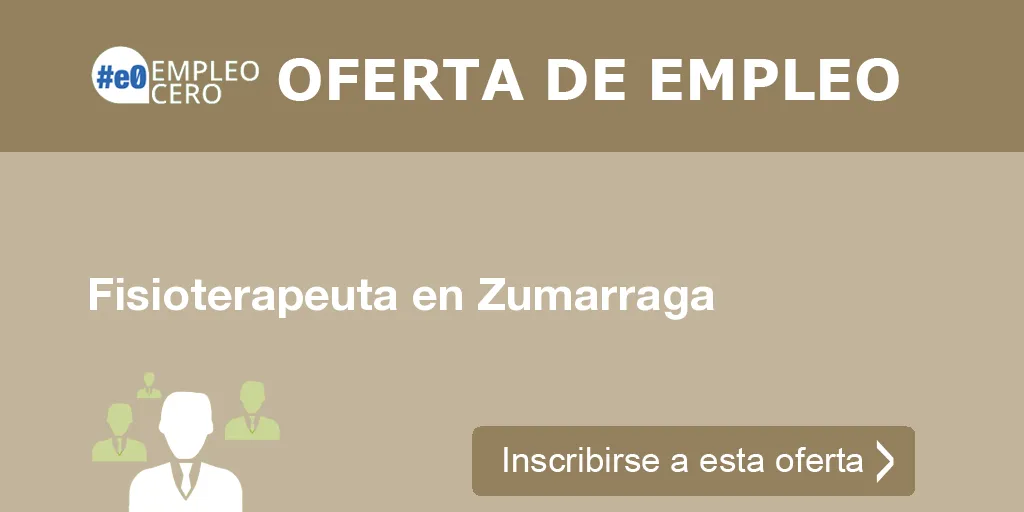 Fisioterapeuta en Zumarraga Fisioterapeuta en Zumarraga