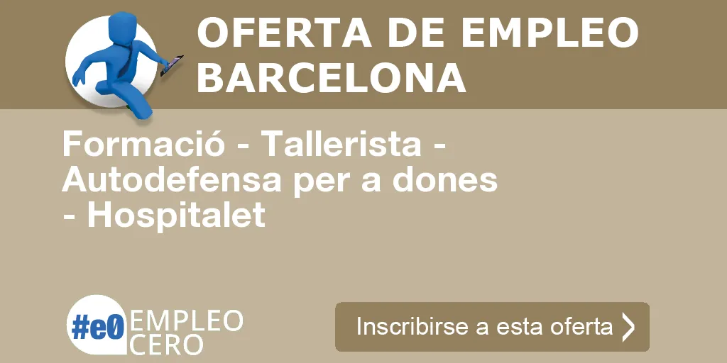 Formació - Tallerista - Autodefensa per a dones - Hospitalet Formació - Tallerista - Autodefensa per a dones - Hospitalet