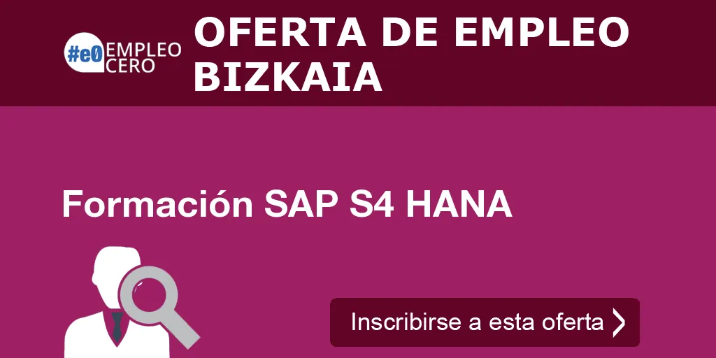 Formación SAP S4 HANA Formación SAP S4 HANA