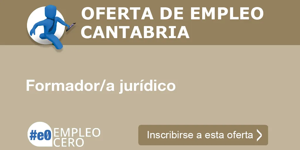 Formador/a jurídico Formador/a jurídico