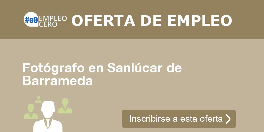 Fotógrafo en Sanlúcar de Barrameda