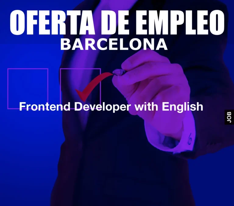Frontend Developer with English