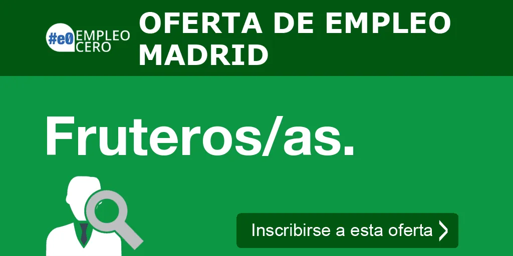 Fruteros/as. Fruteros/as.