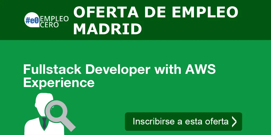 Fullstack Developer with AWS Experience