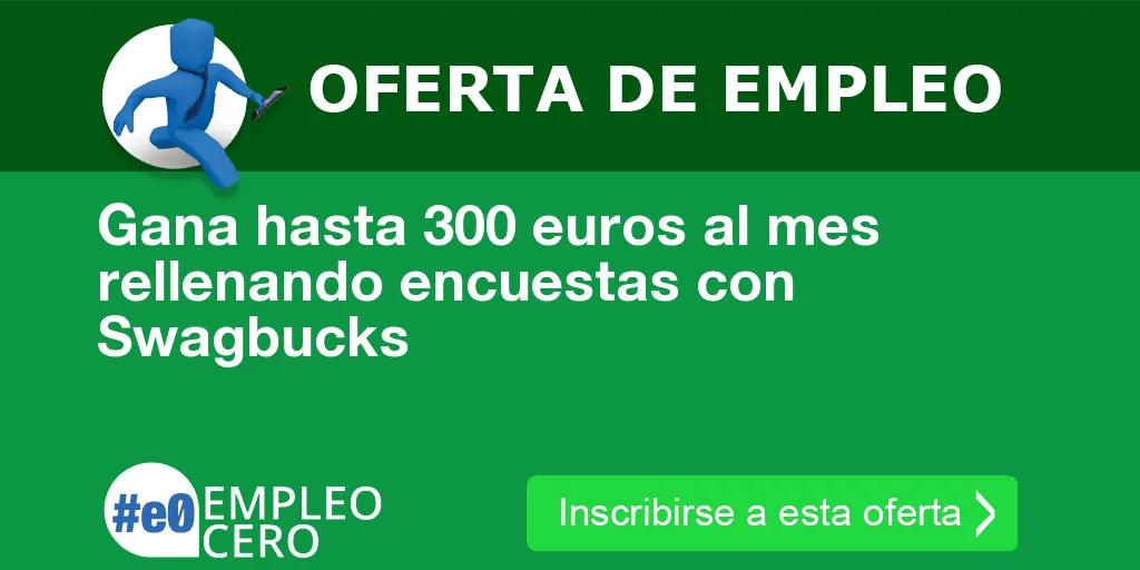 Gana hasta 300 euros al mes rellenando encuestas con Swagbucks Gana hasta 300 euros al mes rellenando encuestas con Swagbucks