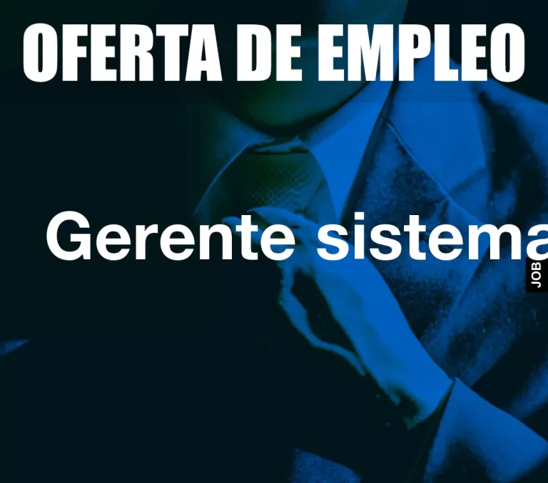 Gerente sistemas