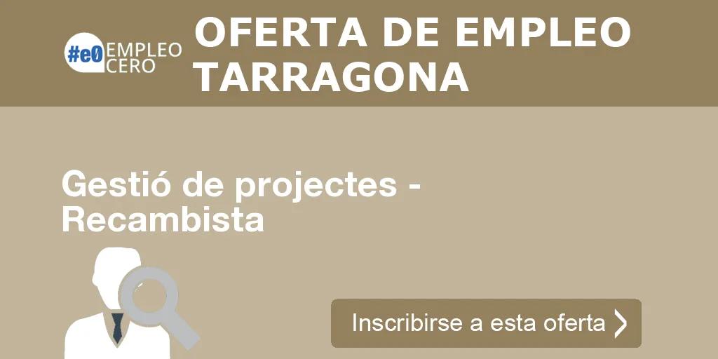Gestió de projectes - Recambista Gestió de projectes - Recambista