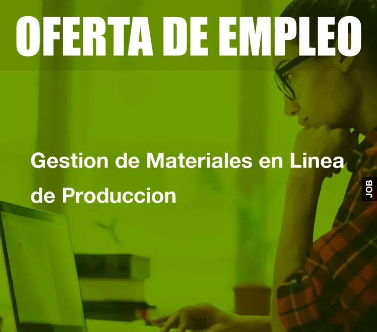 Gestion de Materiales en Linea de Produccion