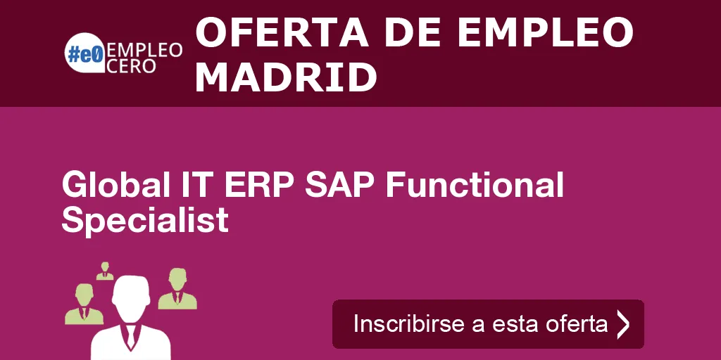 Global IT ERP SAP Functional Specialist Global IT ERP SAP Functional Specialist