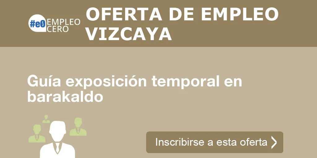 Guía exposición temporal en barakaldo