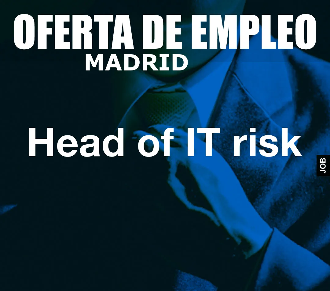 Head of IT risk