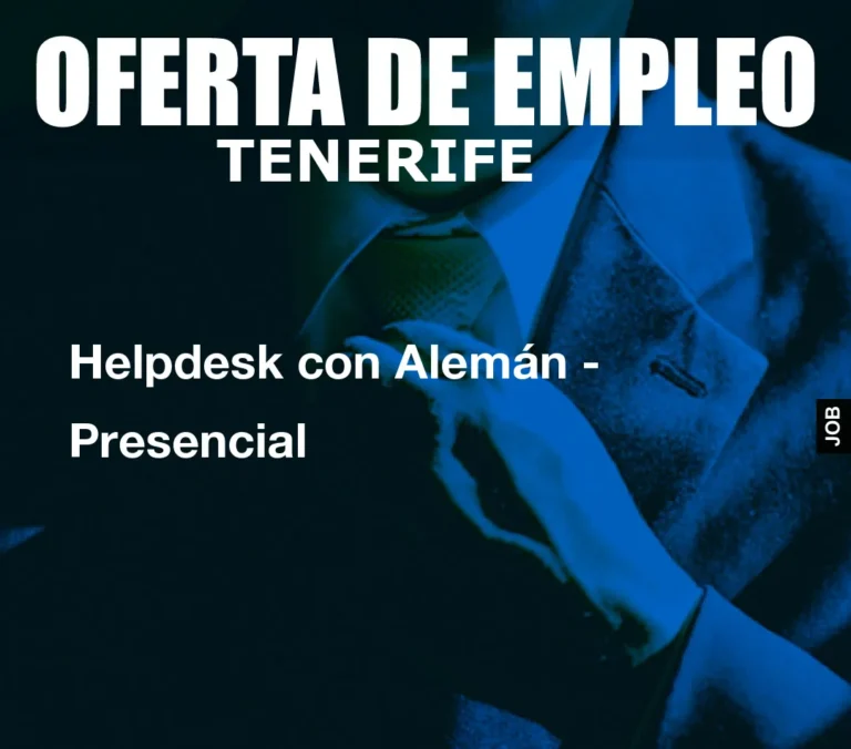 Helpdesk con Alemán – Presencial
