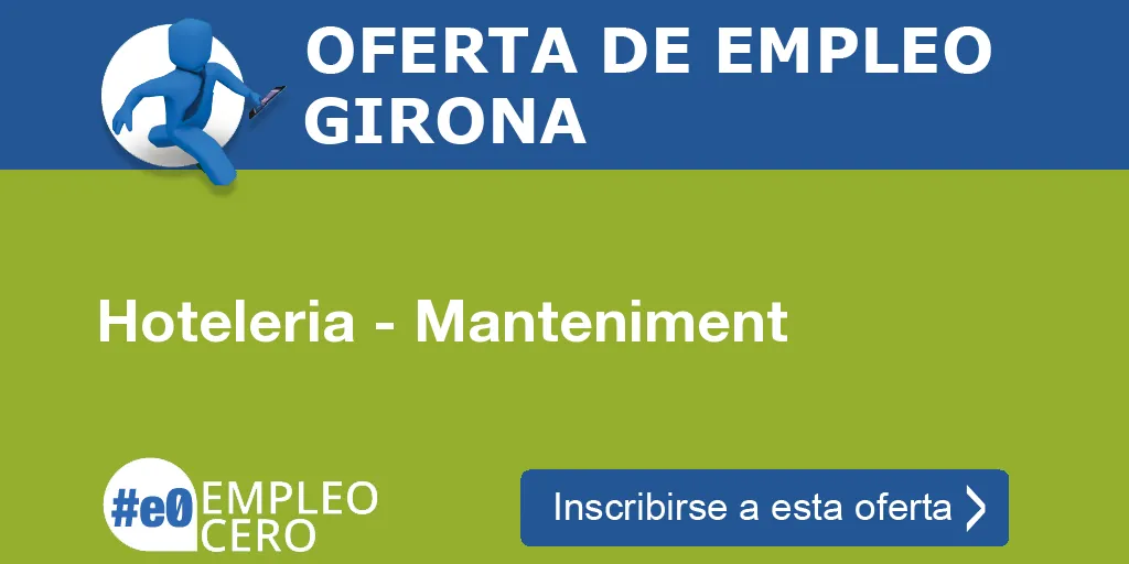 Hoteleria - Manteniment Hoteleria - Manteniment