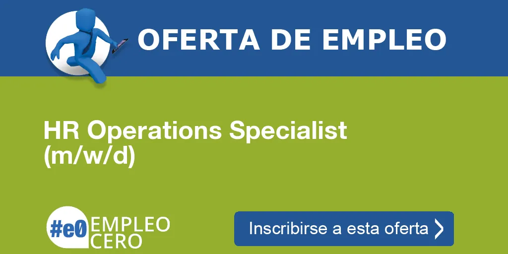HR Operations Specialist (m/w/d) HR Operations Specialist (m/w/d)