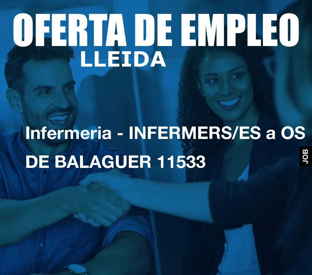 Infermeria – INFERMERS/ES a OS DE BALAGUER 11533