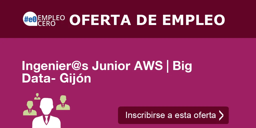 Ingenier@s Junior AWS | Big Data- Gijón