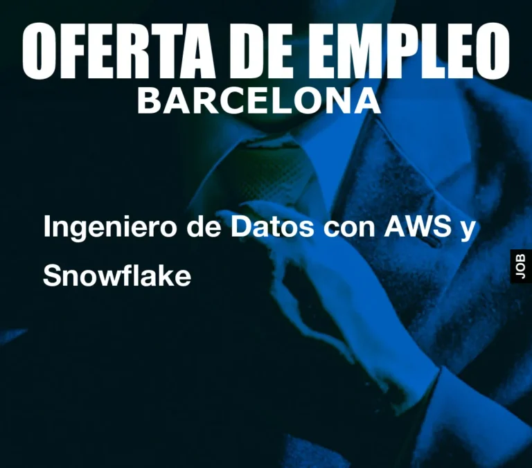 Ingeniero de Datos con AWS y Snowflake