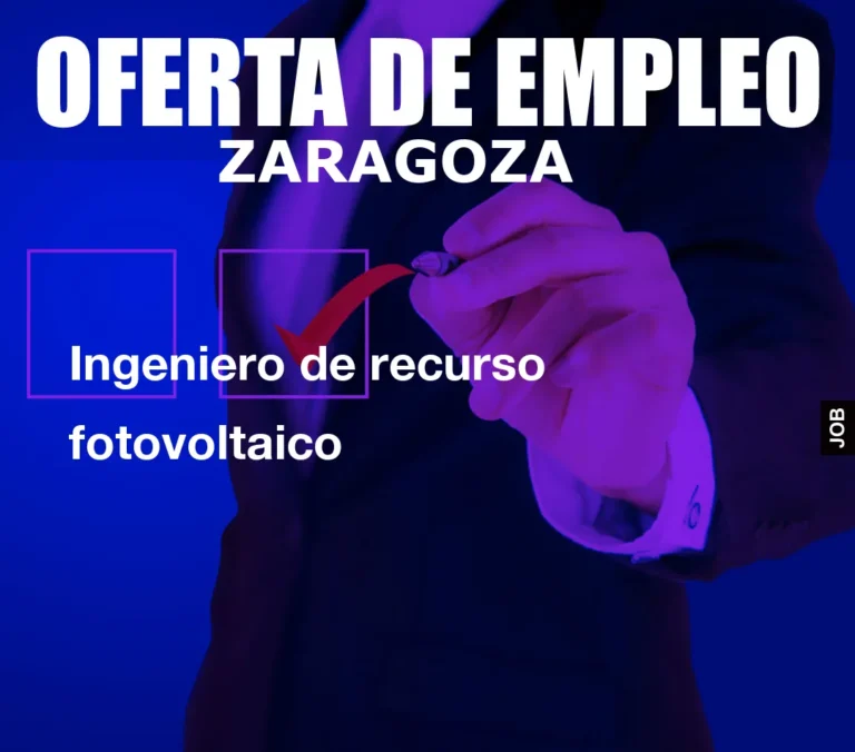 Ingeniero de recurso fotovoltaico