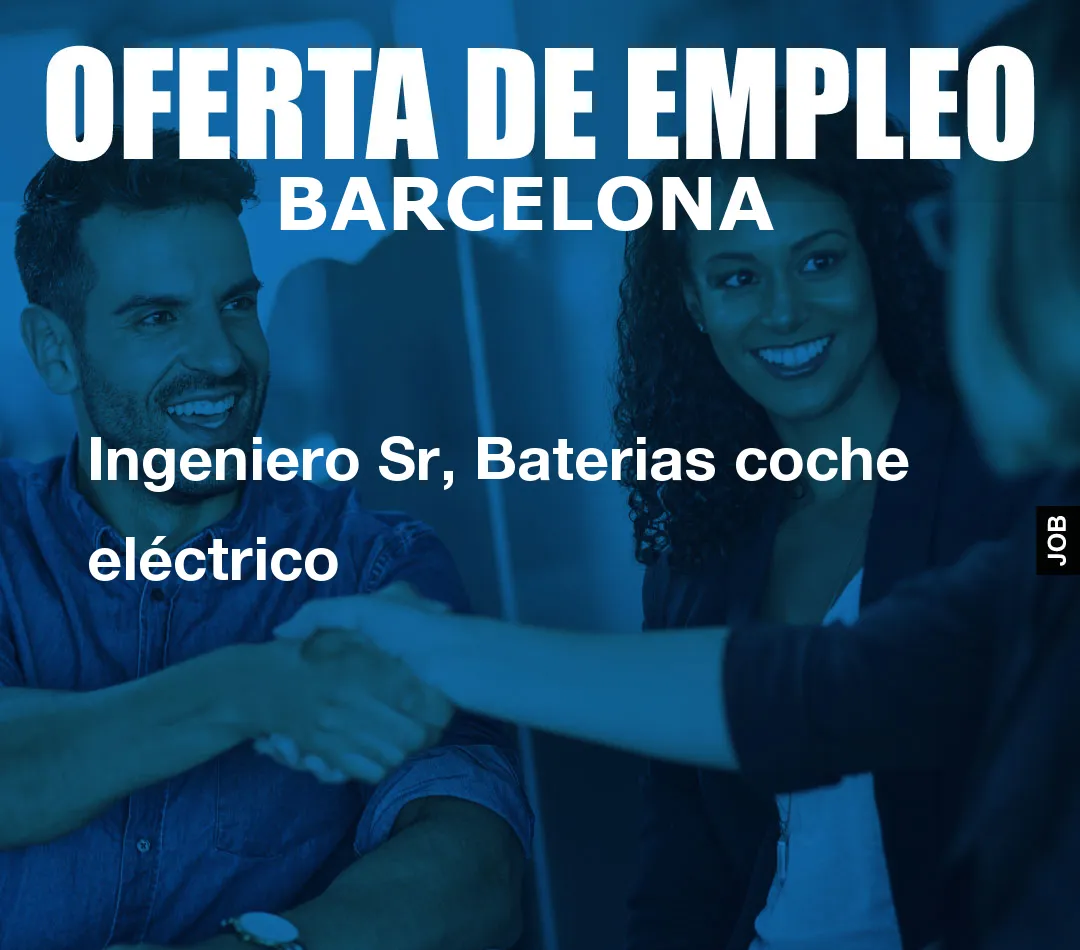 Ingeniero Sr, Baterias coche eléctrico