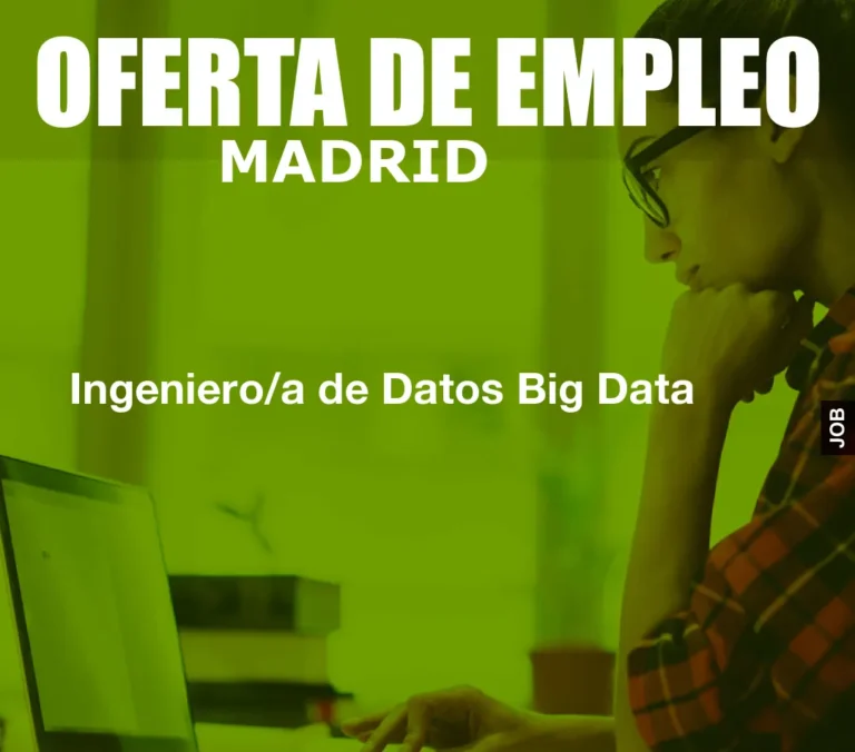 Ingeniero/a de Datos Big Data