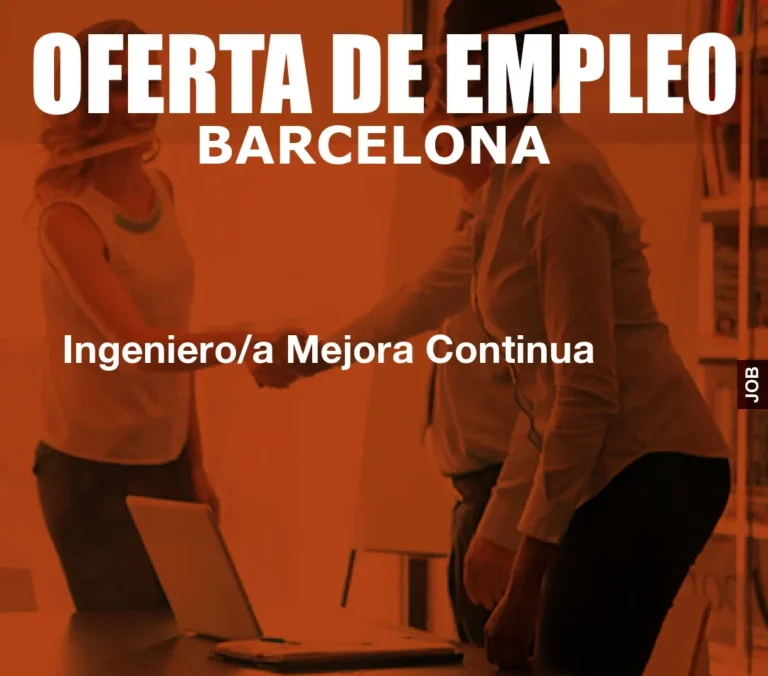 Ingeniero/a Mejora Continua