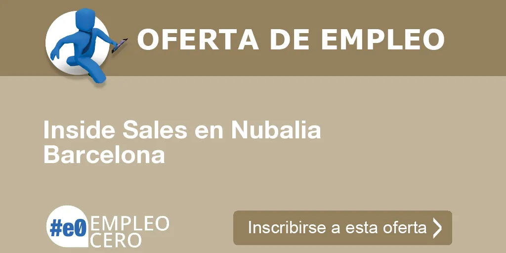 Inside Sales en Nubalia Barcelona Inside Sales en Nubalia Barcelona