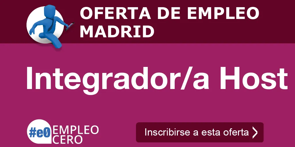 Integrador/a Host Integrador/a Host