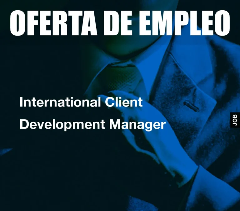 International Client Development Manager