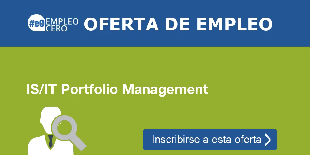IS/IT Portfolio Management IS/IT Portfolio Management