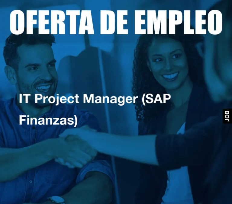 IT Project Manager (SAP Finanzas)