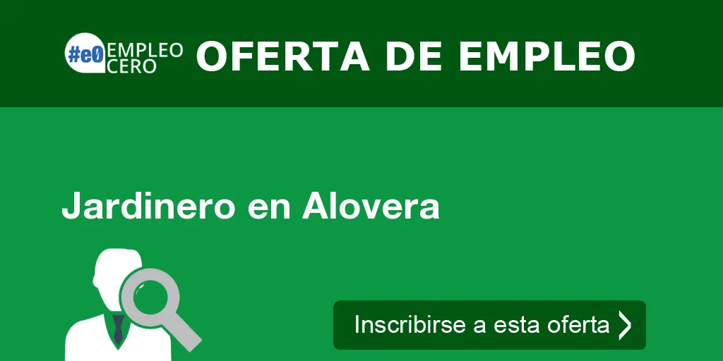 Jardinero en Alovera Jardinero en Alovera