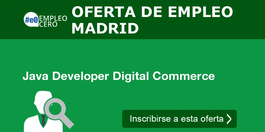 Java Developer Digital Commerce Java Developer Digital Commerce