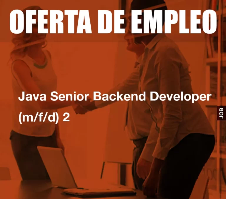 Java Senior Backend Developer (m/f/d) 2