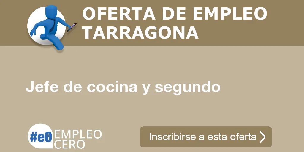 Jefe de cocina y segundo